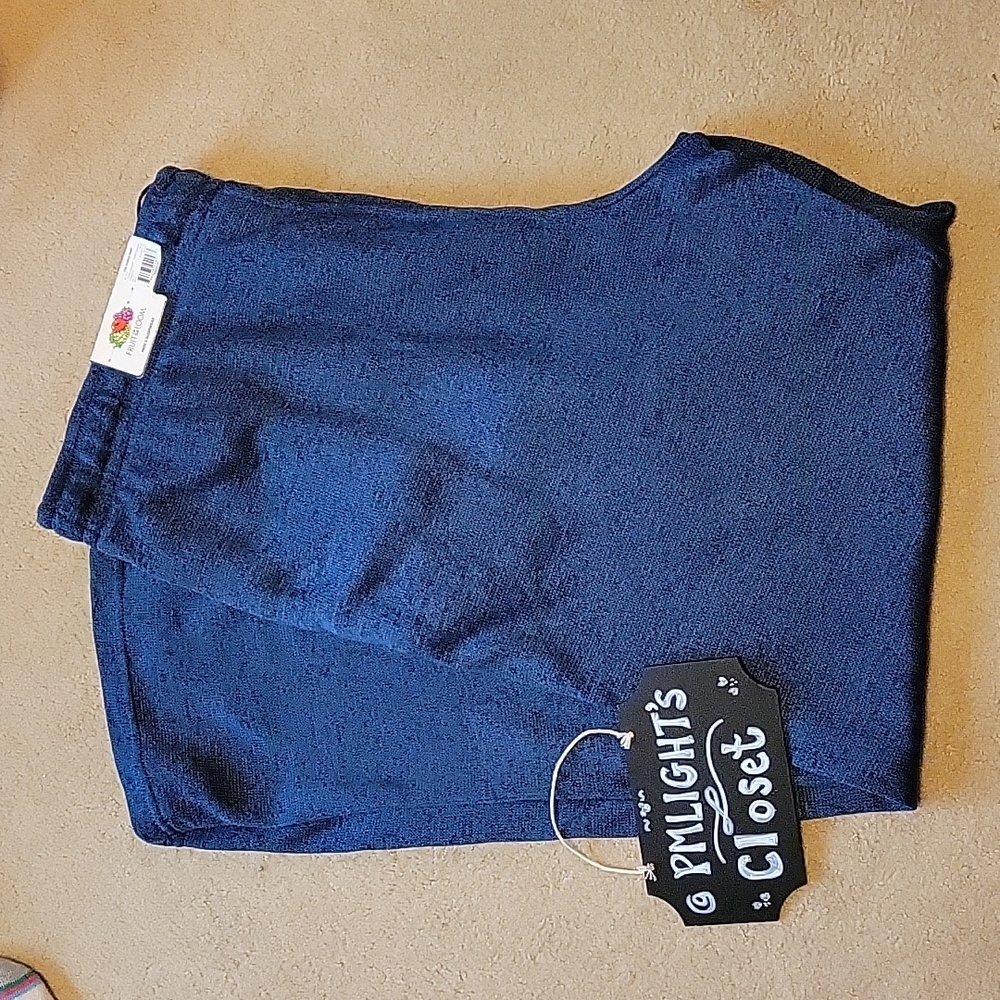 Fruit of the Loom Men's Sleepwear XL New Blue Fleece Pants